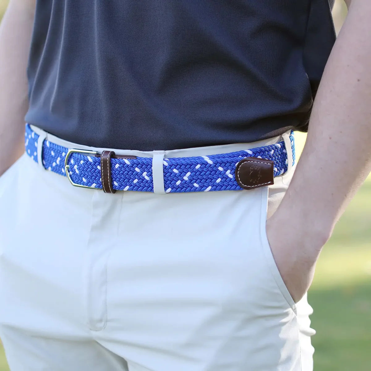 The Pinehurst Woven Stretch Belt