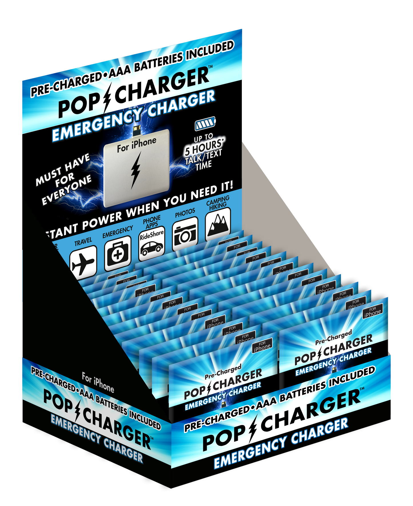 Zorbitz Pop Charger Emergency Charger - iPhone 14 & below