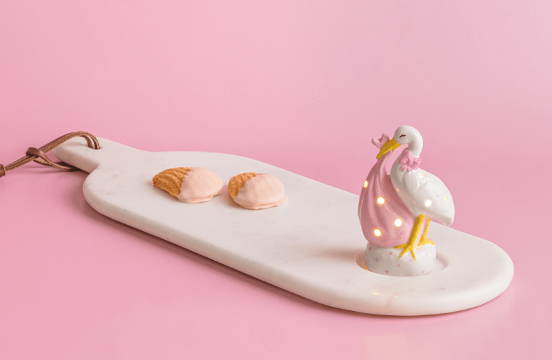 Pink Stork Light Up Sitter