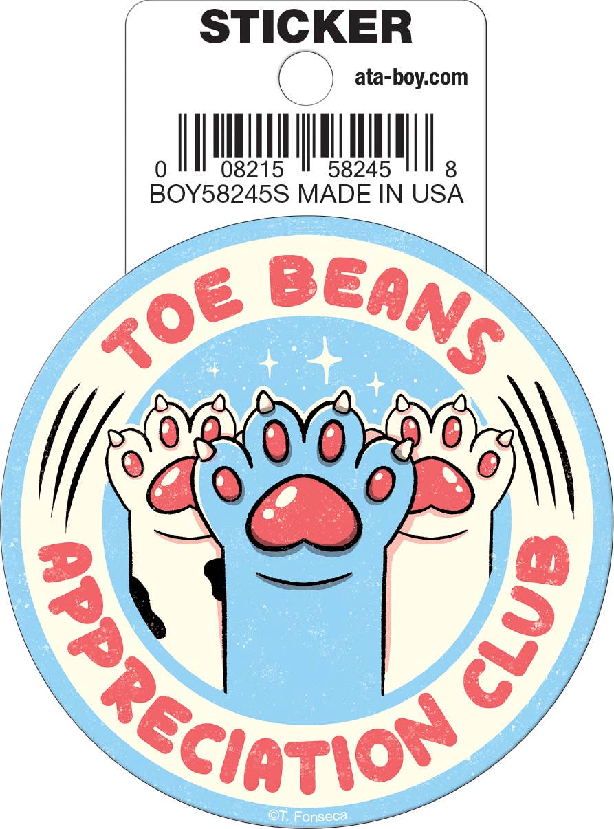 Tobe Fonseca Toe Beans Cat Sticker