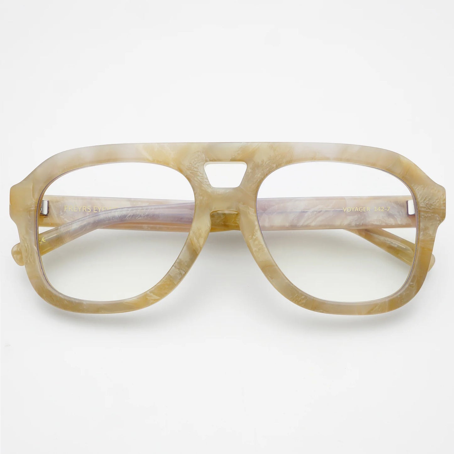 Voyager Blue Light Reading Glasses - Light Gray Pearl