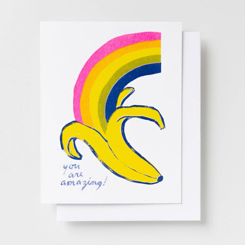 Banana Rainbow Card