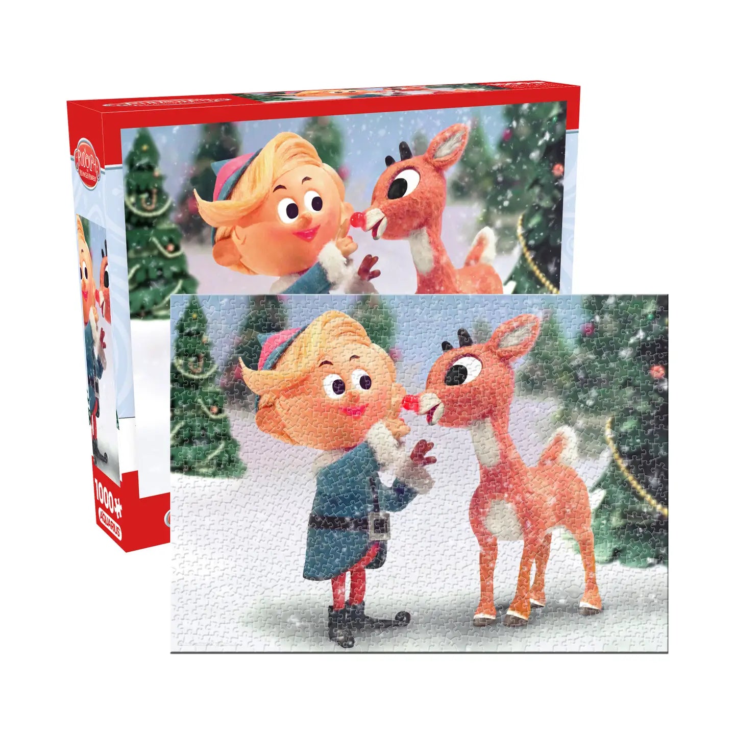 Rudolph 1000 Piece Glitter Puzzle