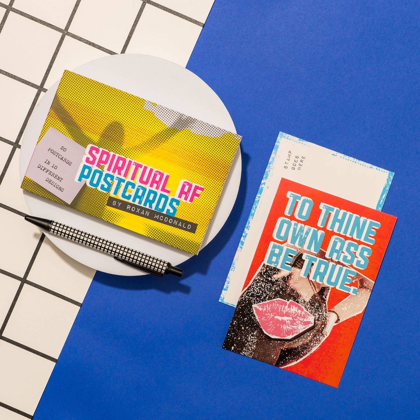 Spiritual AF Postcard Book