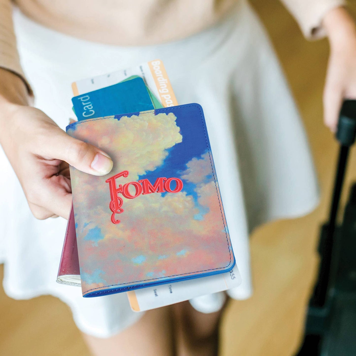 Passport Wallet - FOMO by Wayne White