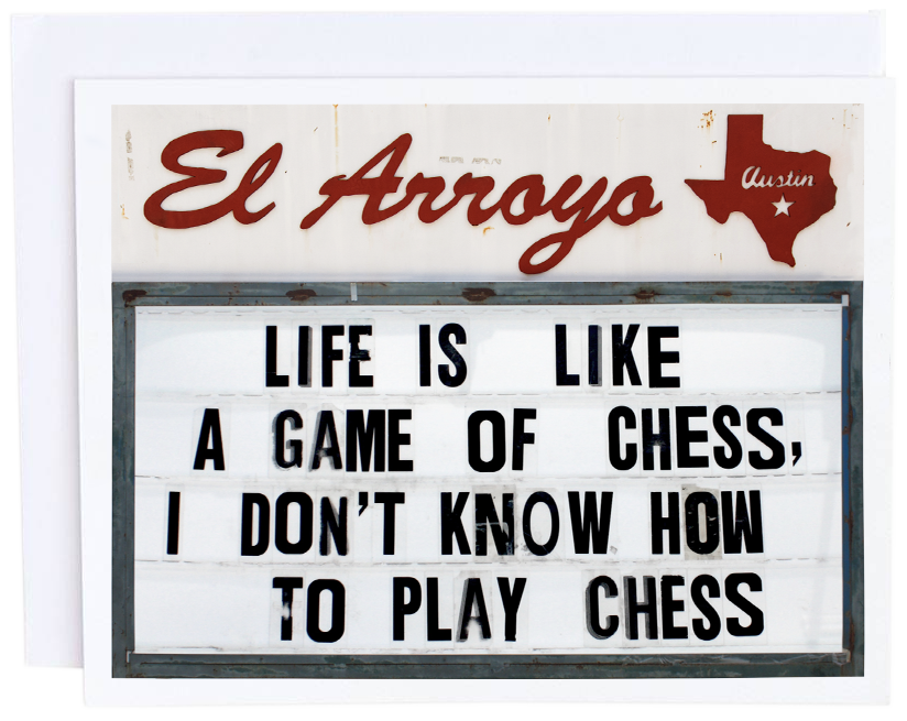 El Arroyo - Chess Card