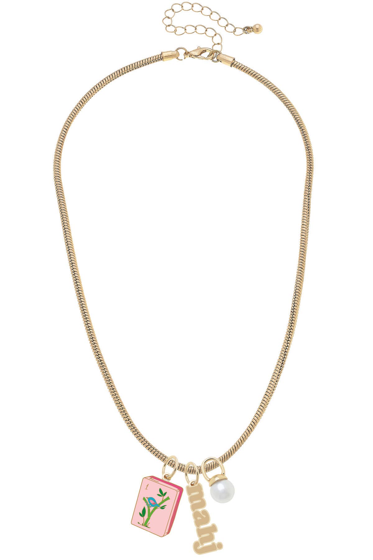 Mahjong Charm Necklace