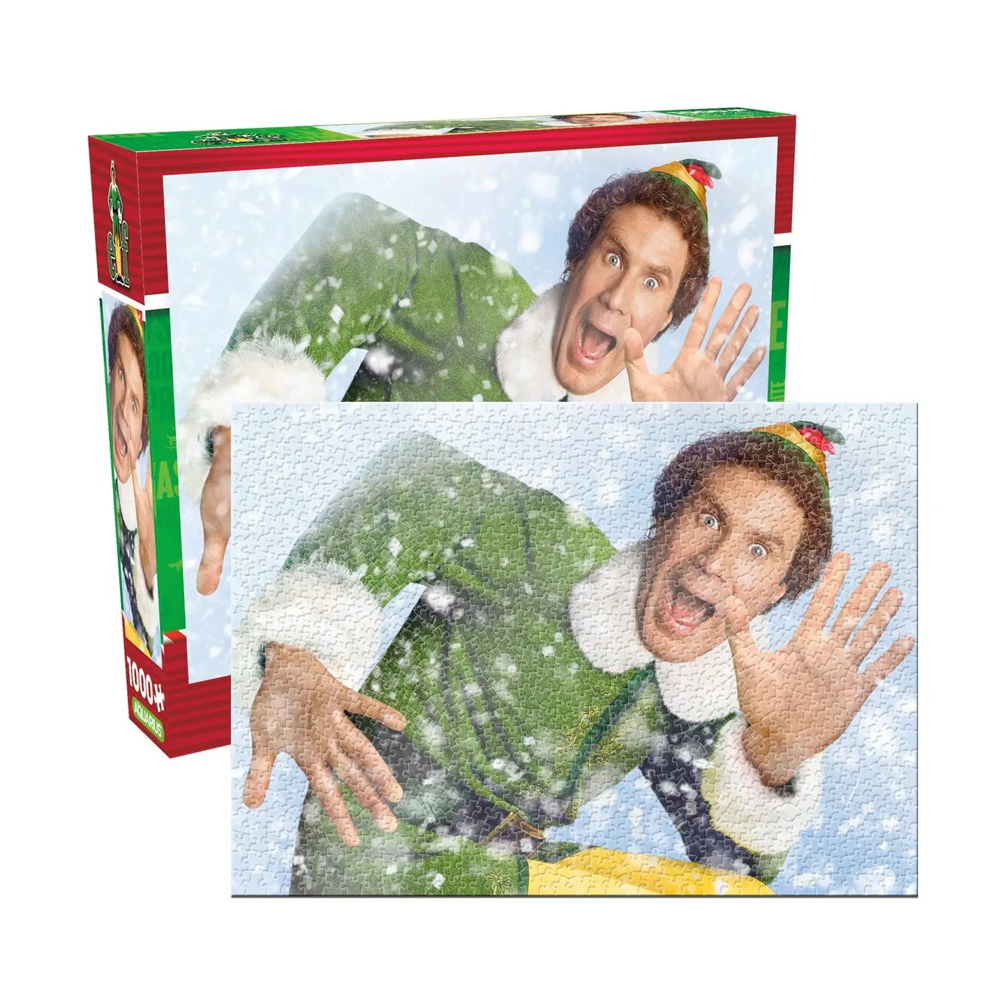 Elf Christmas 1000 Piece Glitter Puzzle