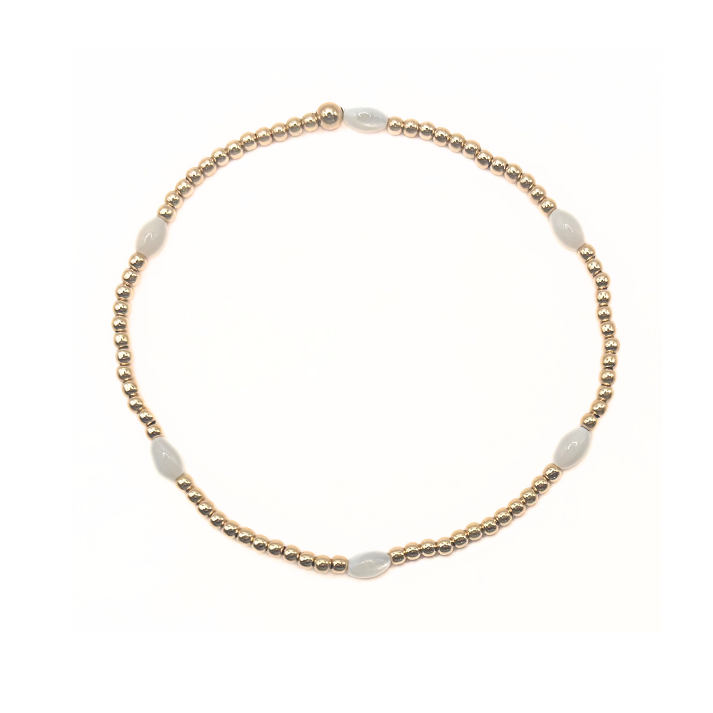 The Aspen Bracelet Collection: White Opal