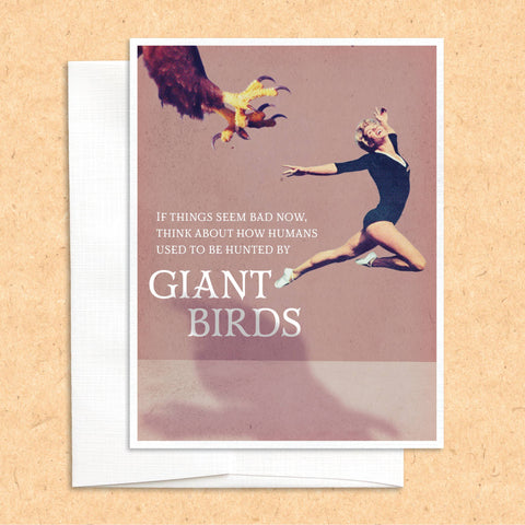 Giant Bird Attacks Card