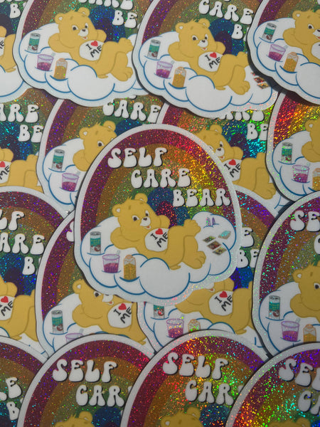 Self Care Bear Sticker