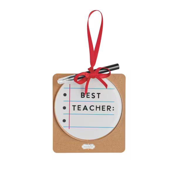 Best Teacher Ornament