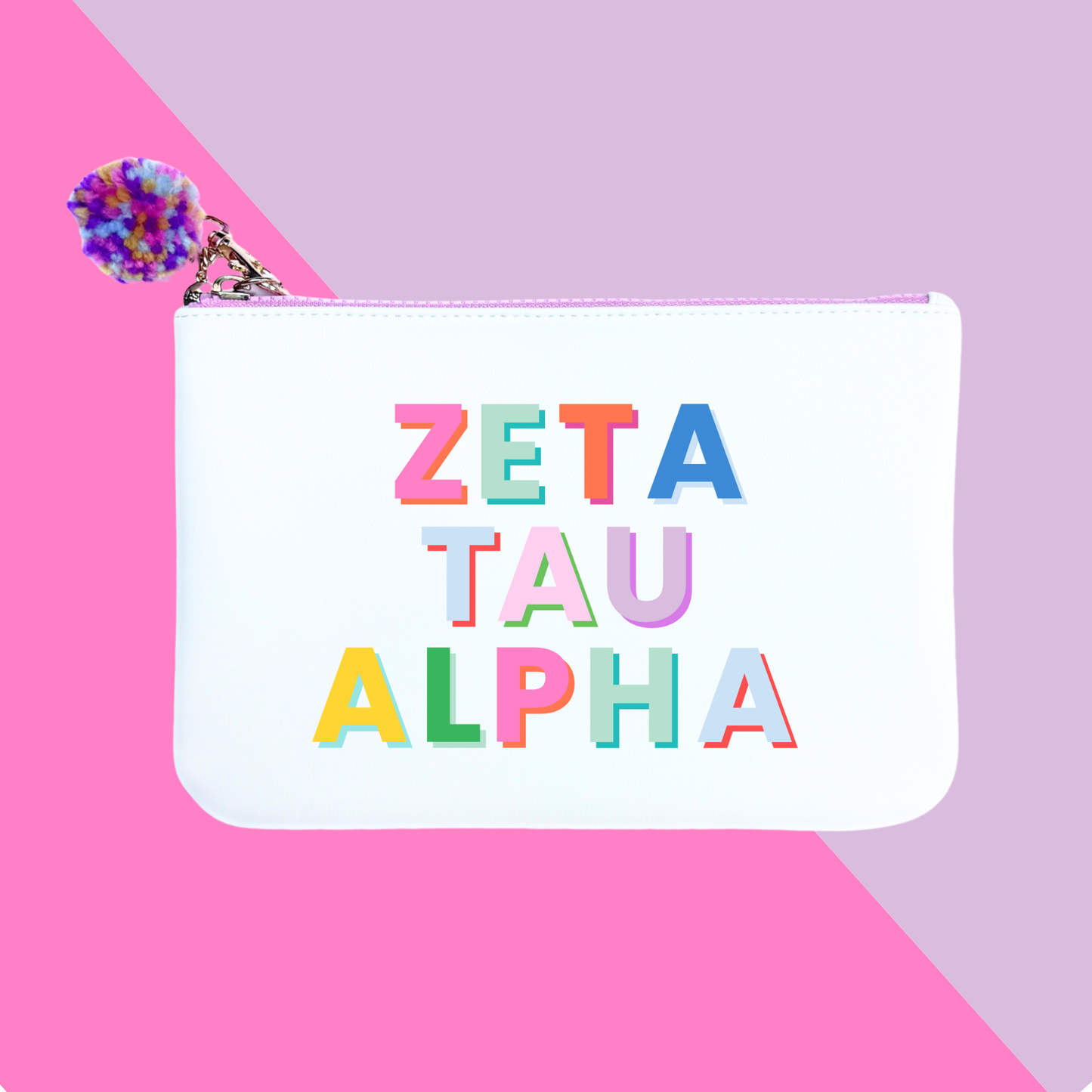 Sorority Pouch - Zeta Tau Alpha