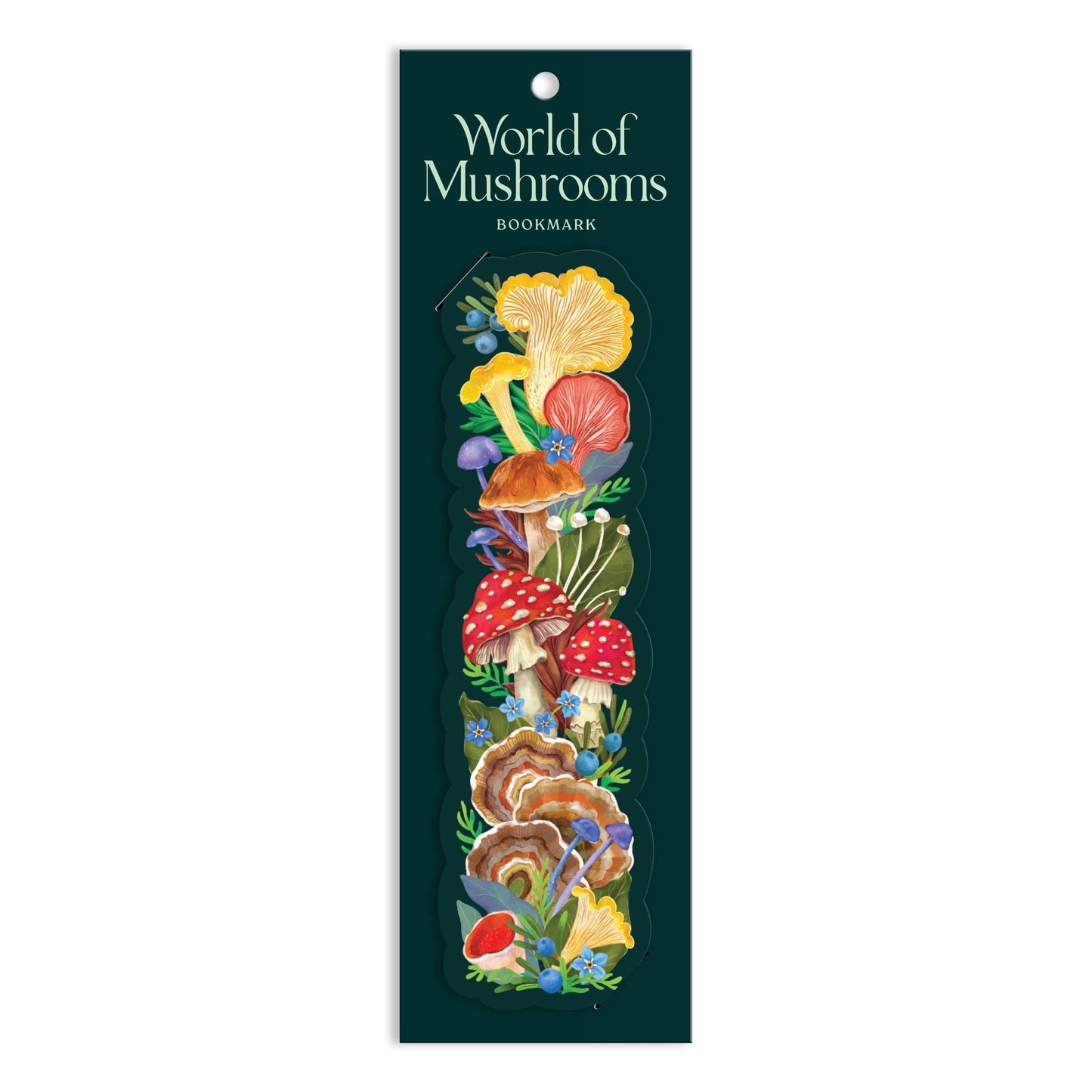 World of Mushrooms Paper Bookmark