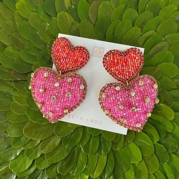 Beth Ladd Collections - Cece Heart Earrings