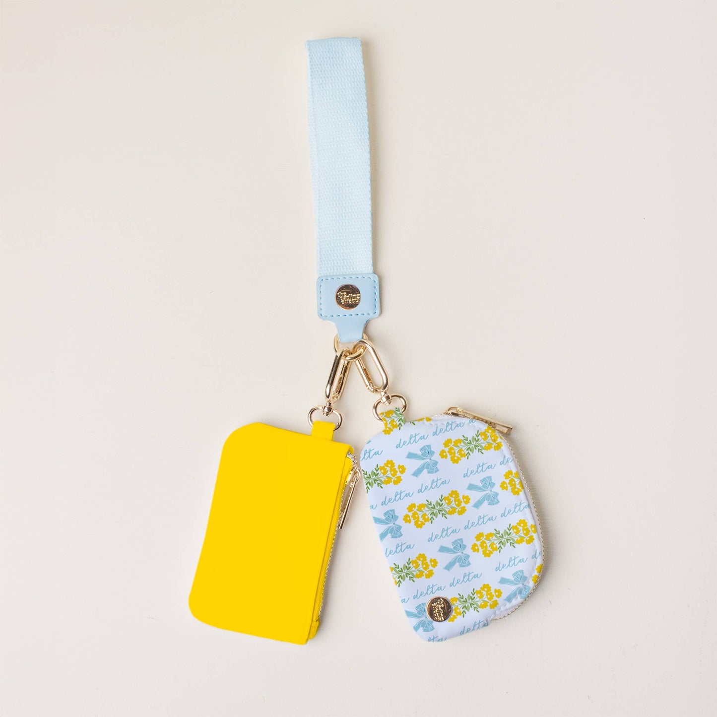 Pouch Wristlet - Tri Delta