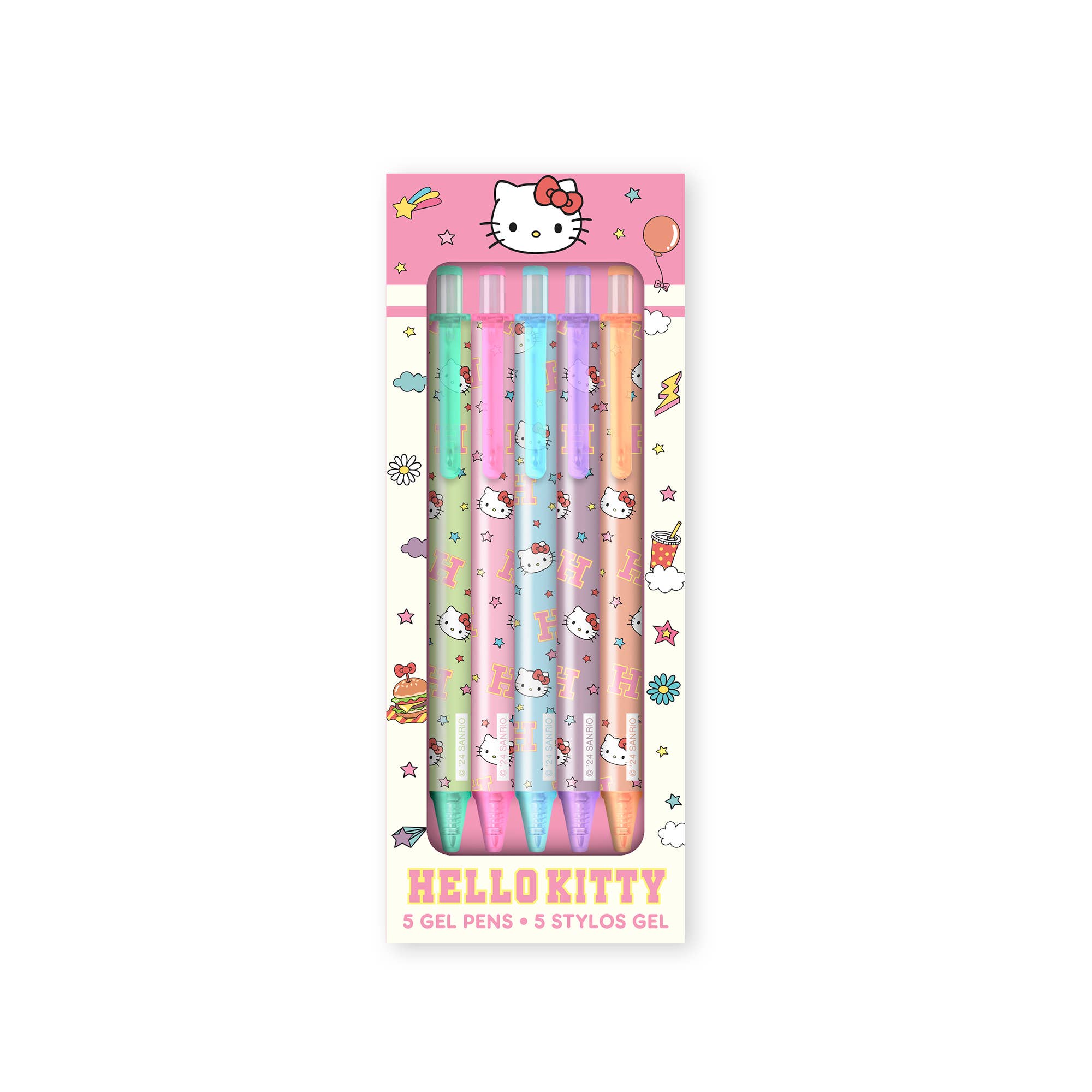 Hello Kitty College Letters Gel Pens A Little Happy