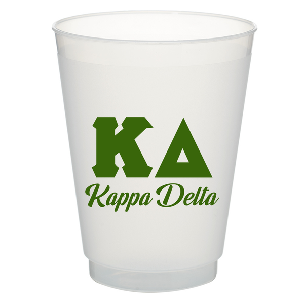 All Sorority 16 oz Frost Plastic Cups Set of 10