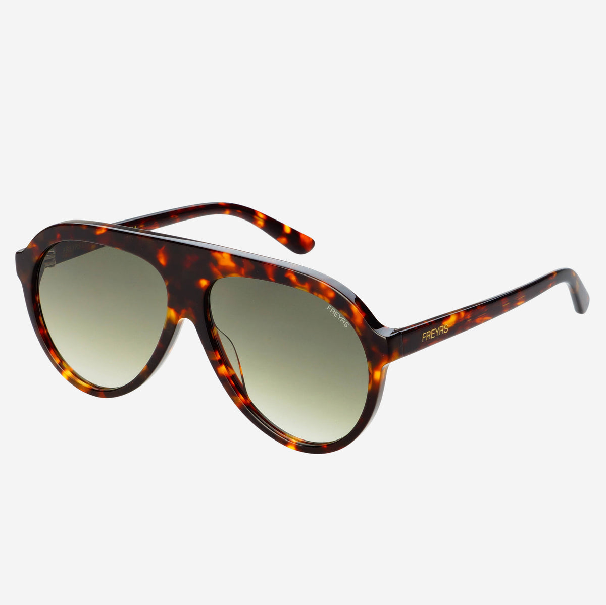 Maxwell Aviator Sunglasses: Tortoise