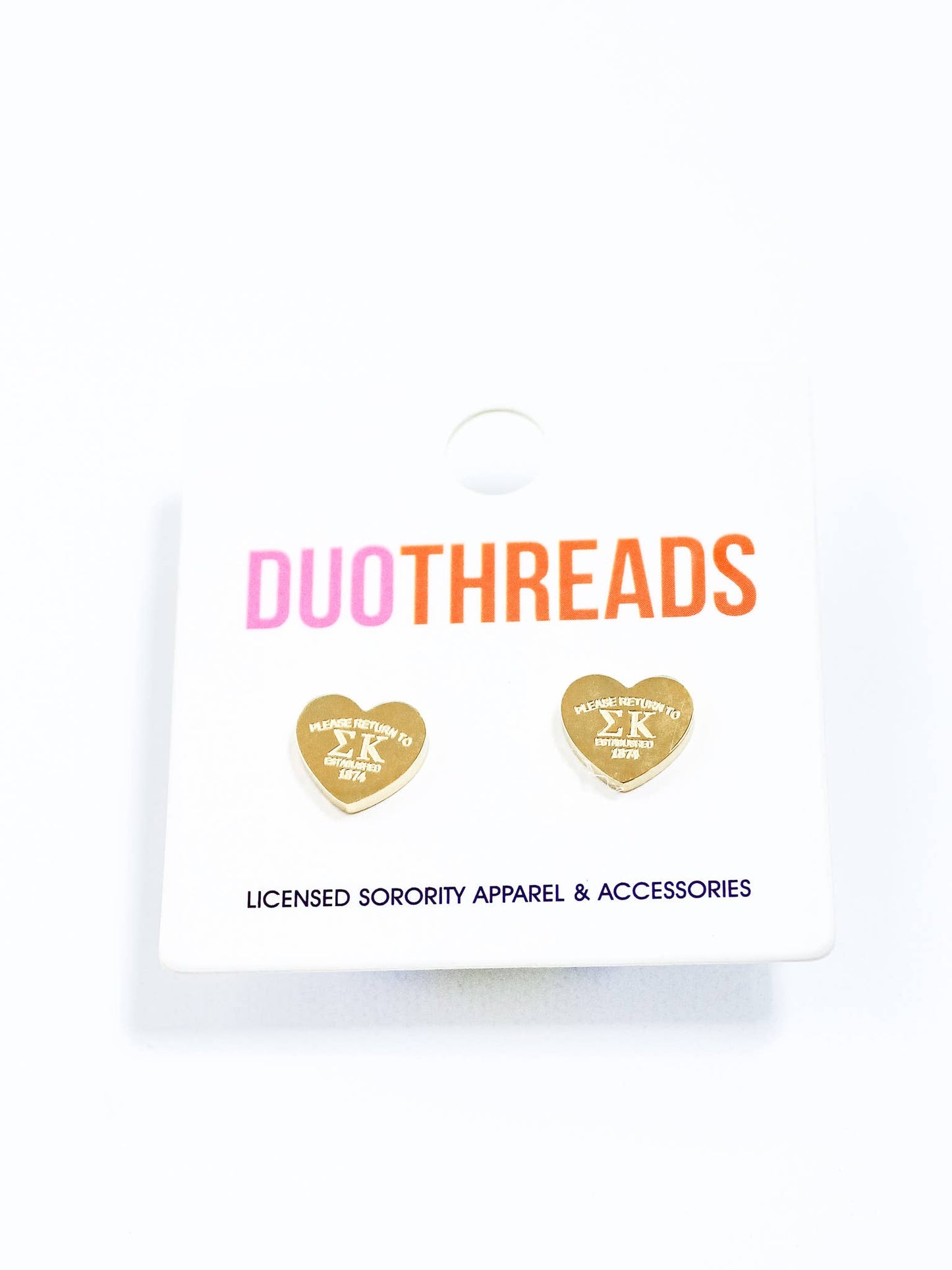 Theta Heart Earrings