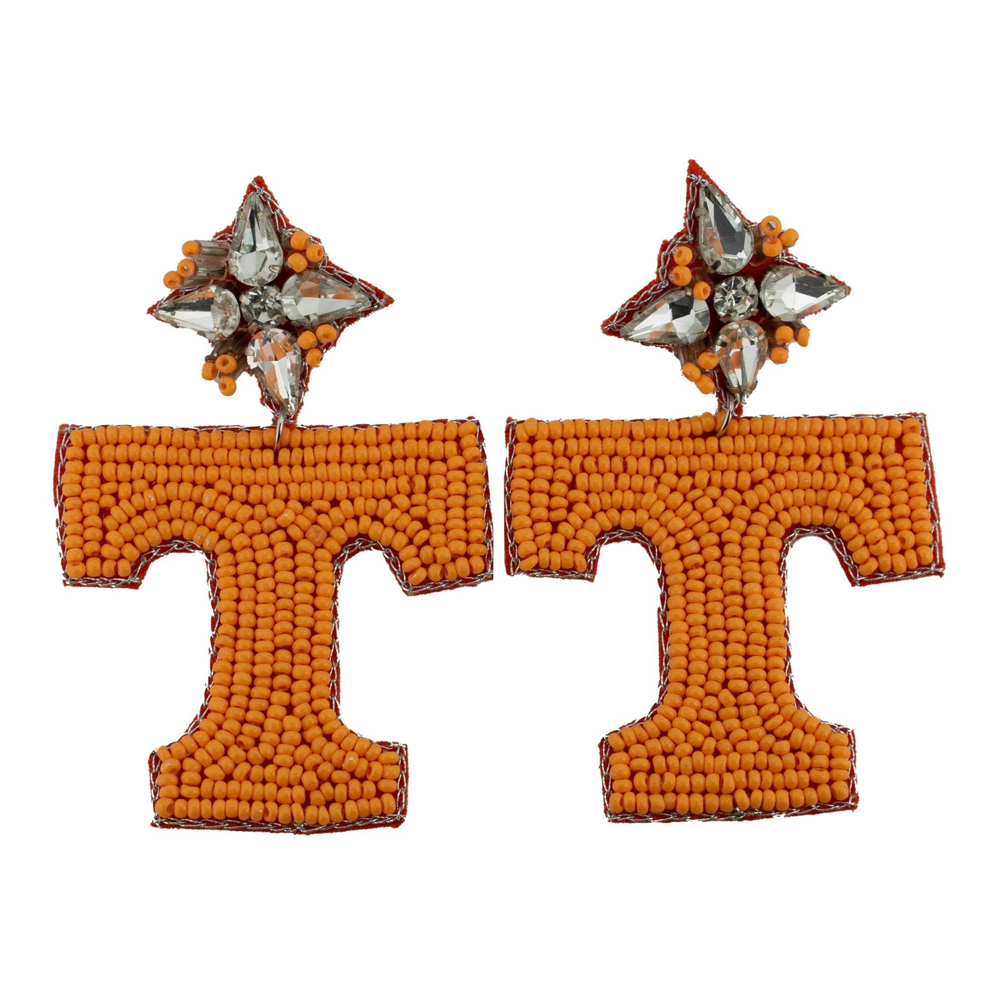 Carolina Rhinestone Beaded Earrings