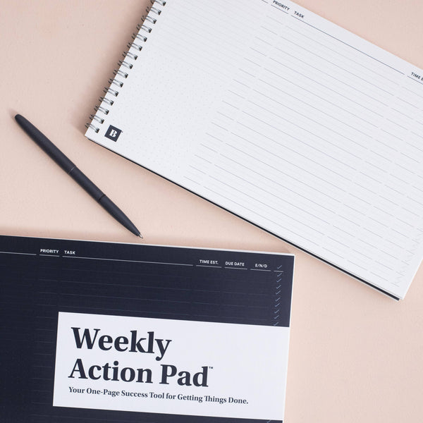 Best Self Co. - Weekly Action Pad - 52 Tear-Off Sheets for Optimal Planning