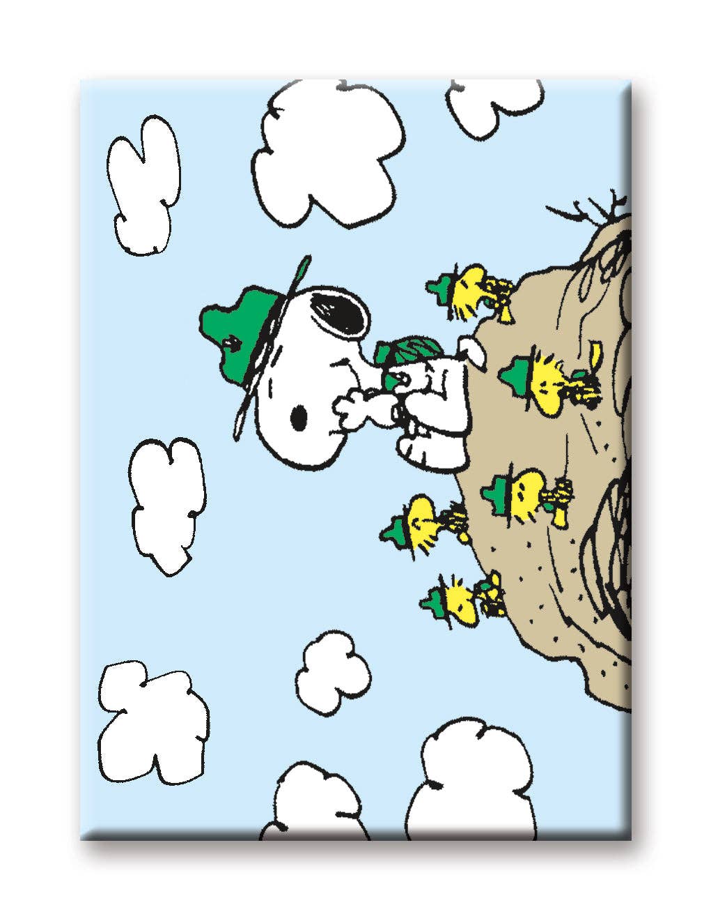 Peanuts Beagle Scouts - Clouds Magnet