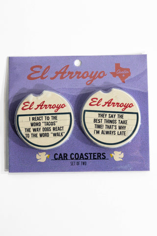 El Arroyo - Car Coaster Set - Always Late