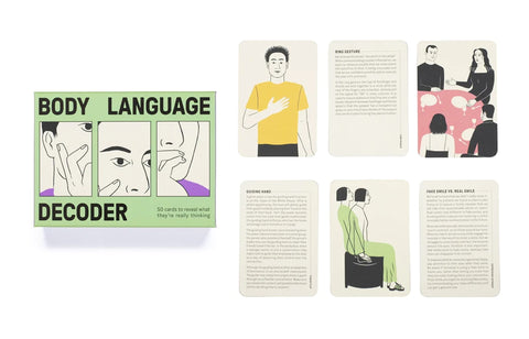 Body Language Decoder: 50 Cards To Reveal What They're Really Thinking