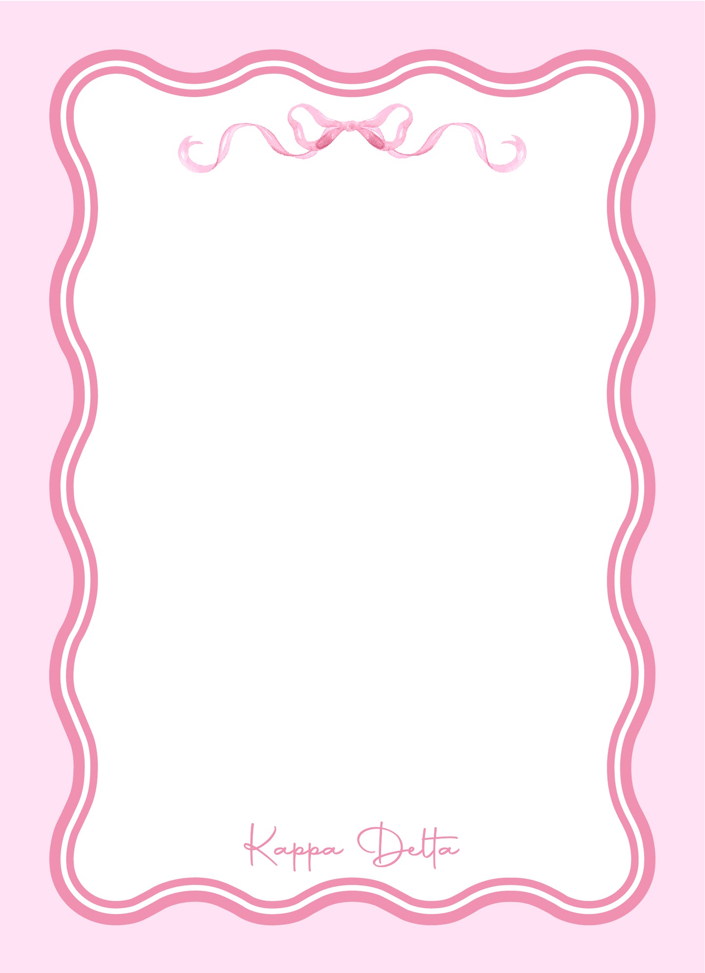 KD Coquette Notepad