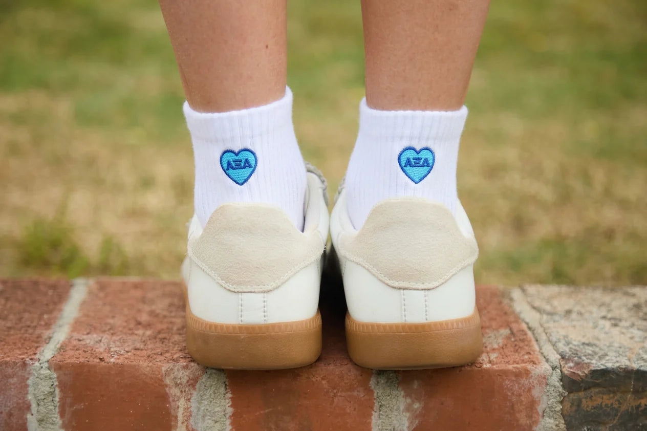AXiD Heart Quarter Socks