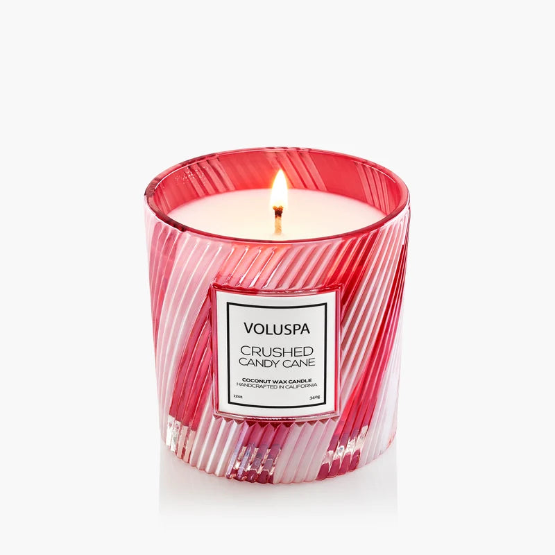 Crushed Candy Cane Classic Candle - 12oz