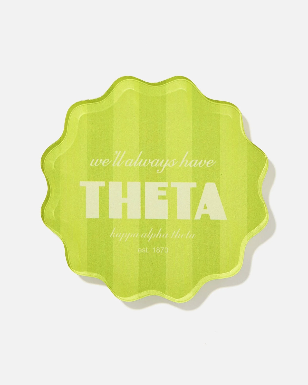 Theta Striped Coaster