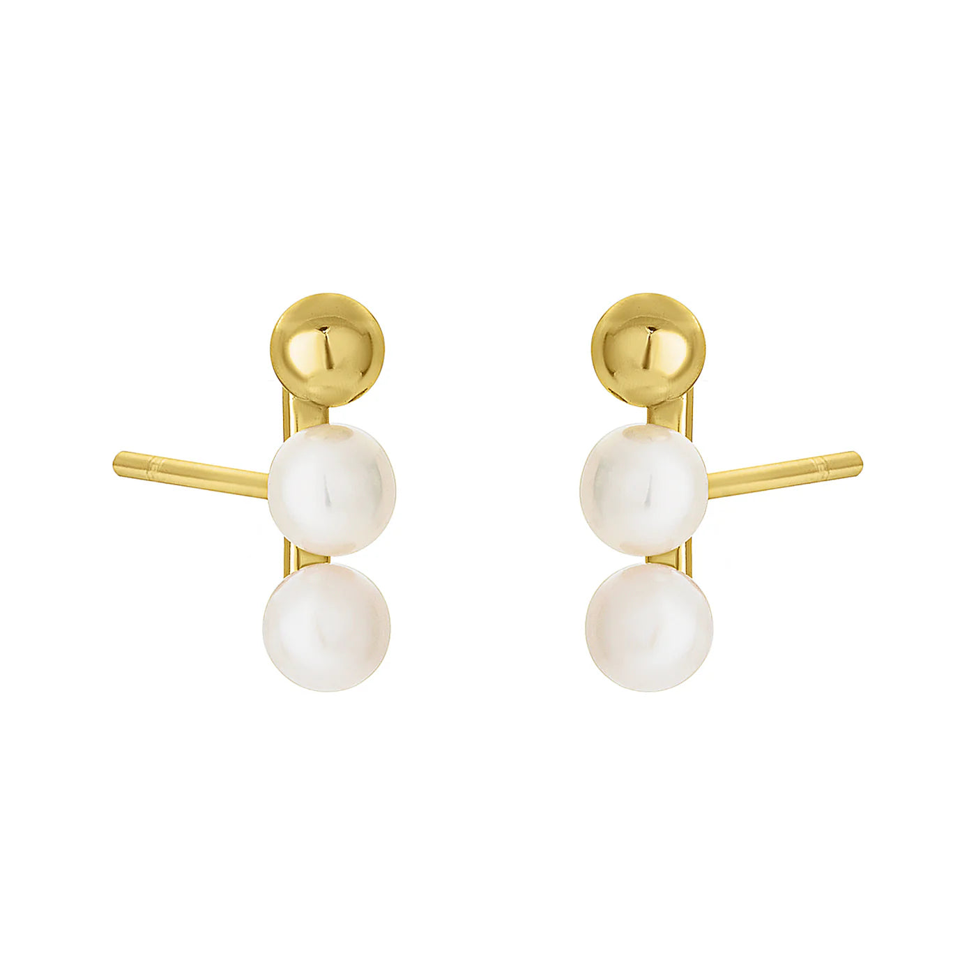 Chelsea Climber Studs - Gold