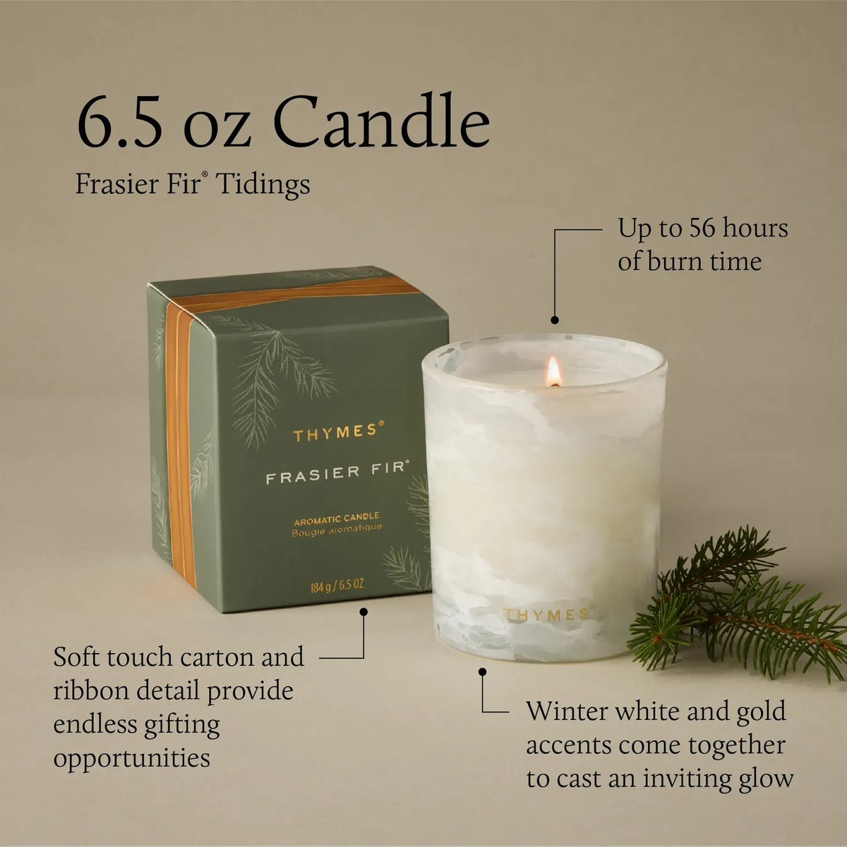 Frasier Fir Tidings Candle - 6.5oz