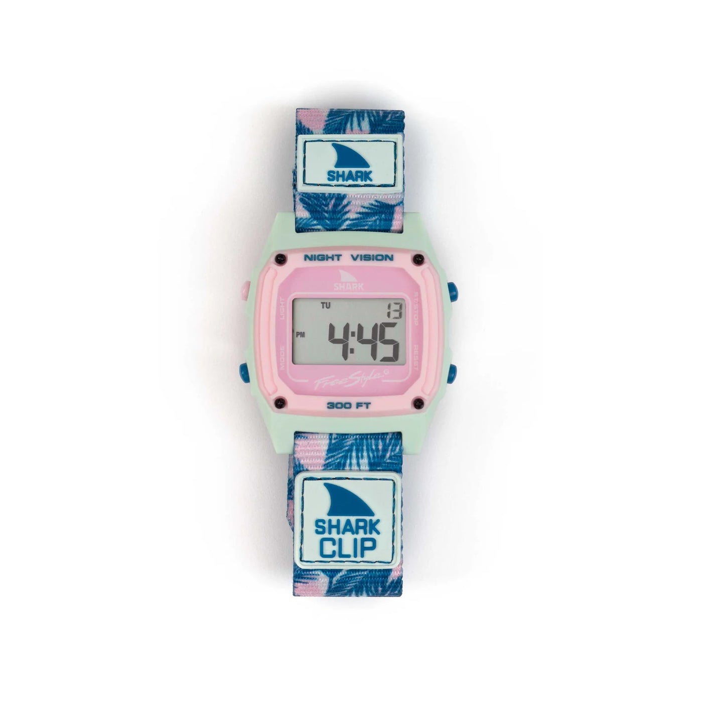 Shark Classic Clip Watch - Blue Sage Palm