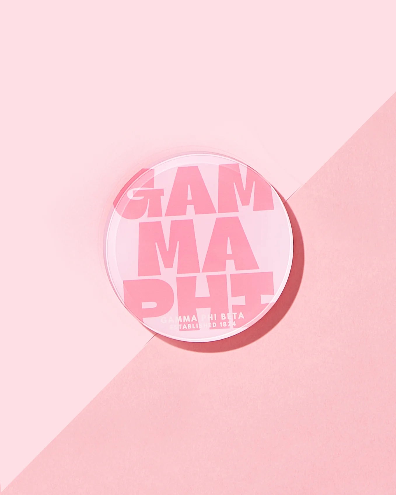 Acrylic Two-Tone Coaster - GPhi