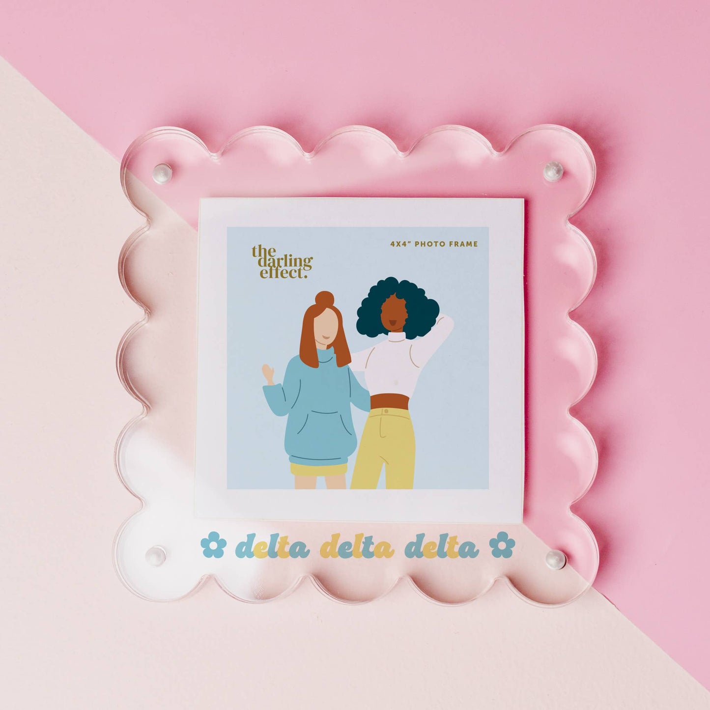 Sisterhood Acrylic Frame - Tri Delta