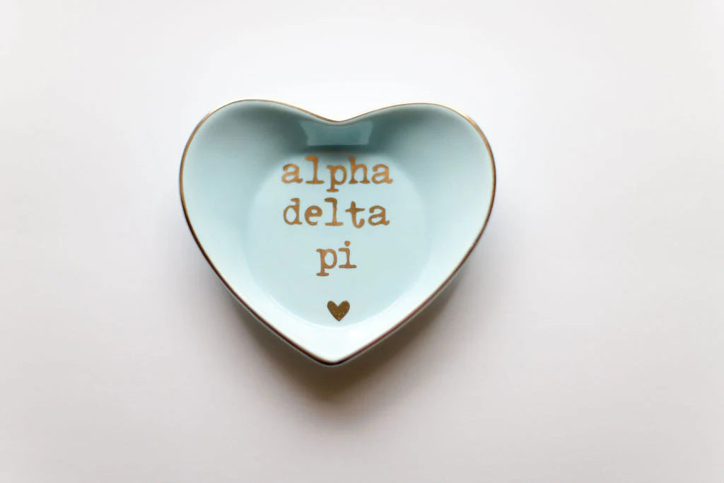 ADPi Heart Ring Dish