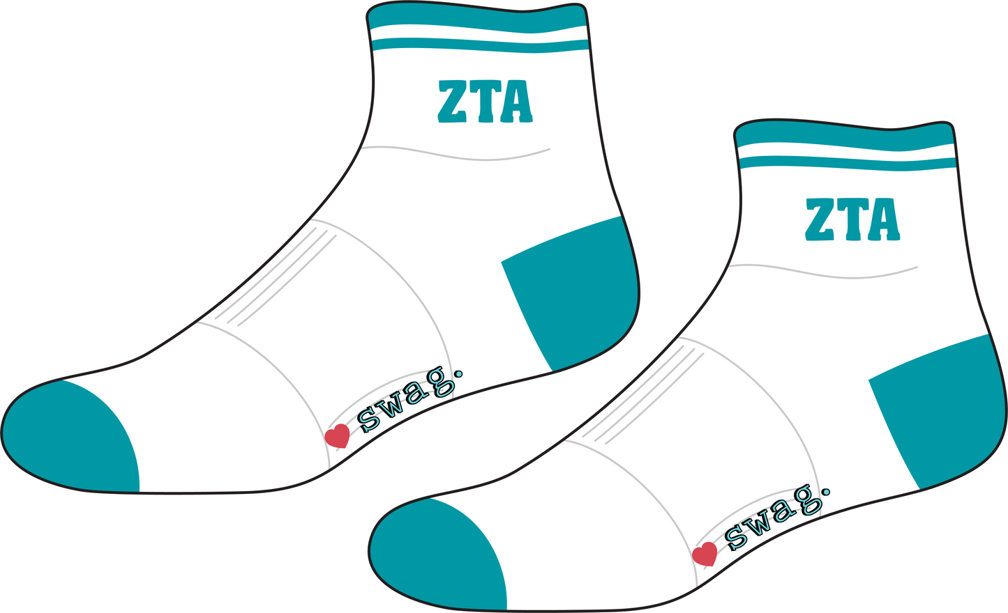 ZTA Quarter Sock