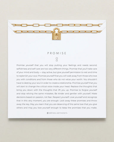 Promise Statement Necklace - Bryan Anthony