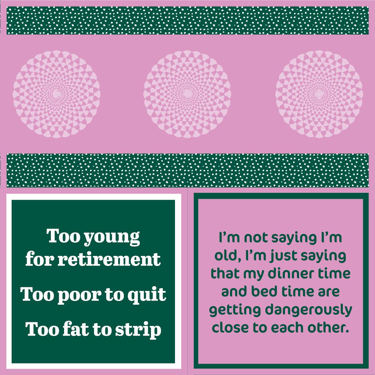 NAPKIN I'm Old | Funny Party Gift | Cocktail Napkin