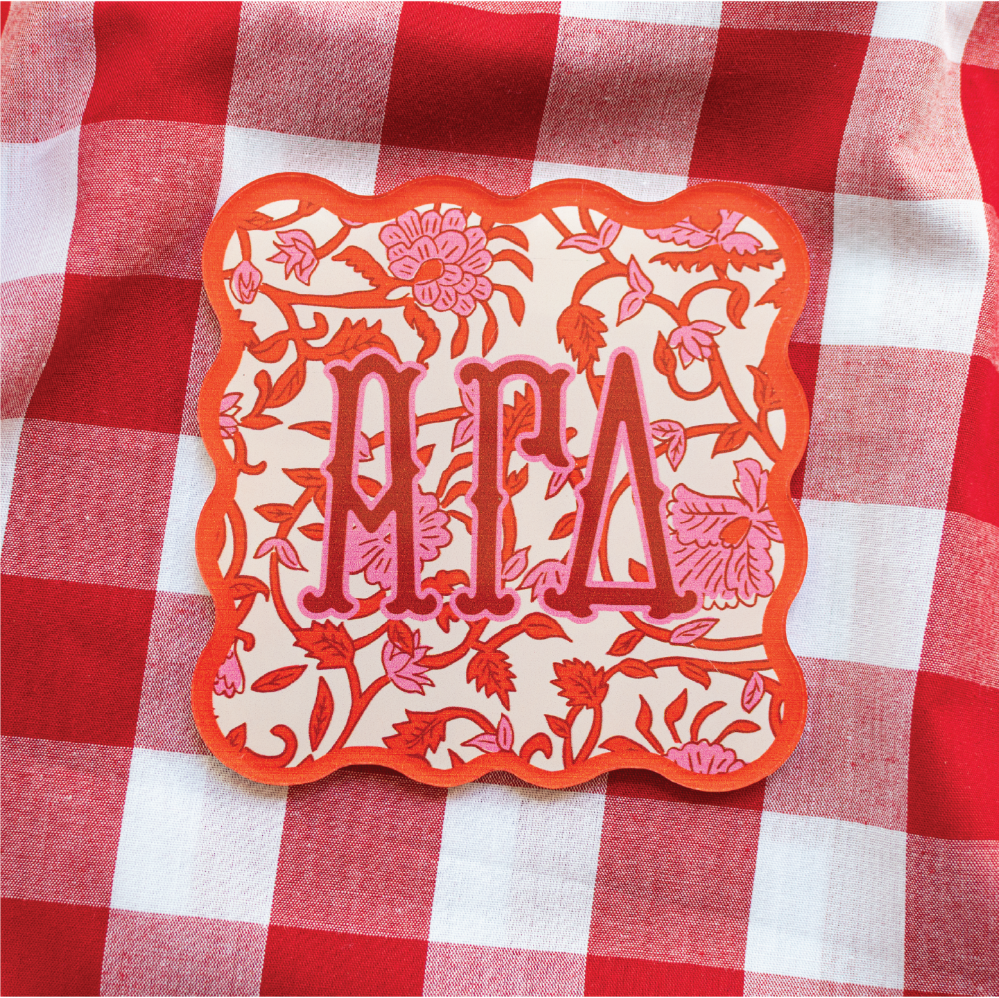 AGD Block Print Coaster