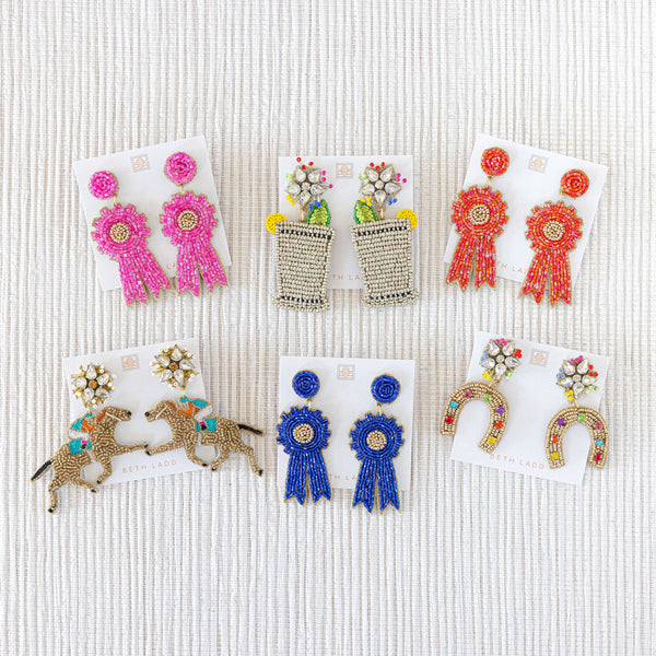 Beth Ladd Collections - Colorful Horseshoe Earrings