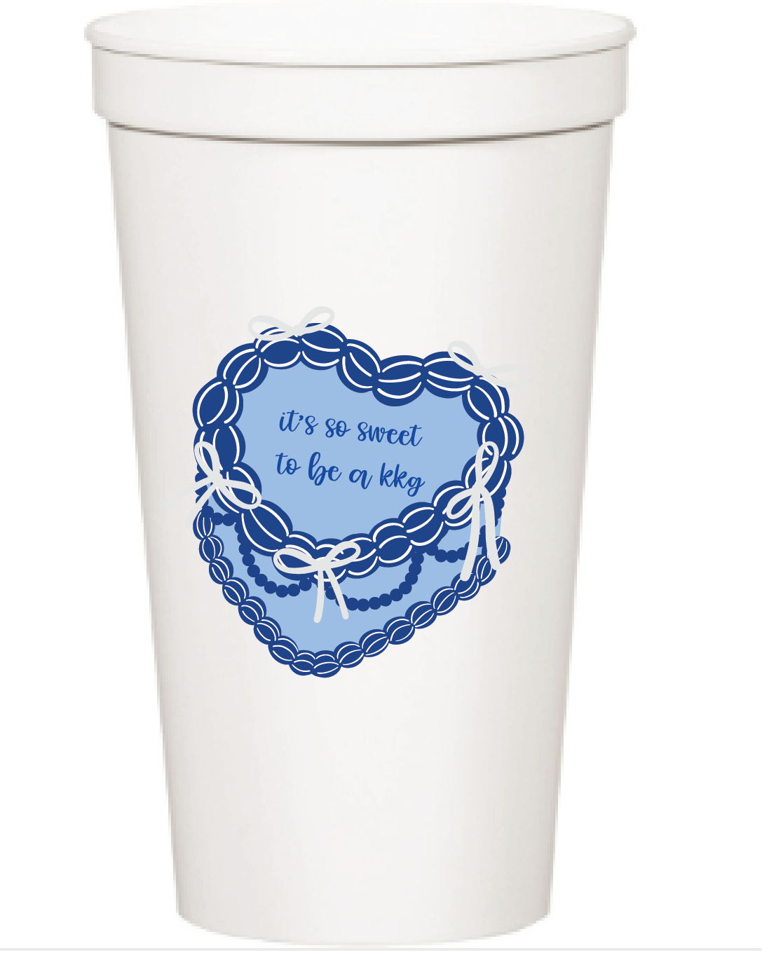 "It's So Sweet" Sorority Stadium Cup - Kappa Kappa Gamma