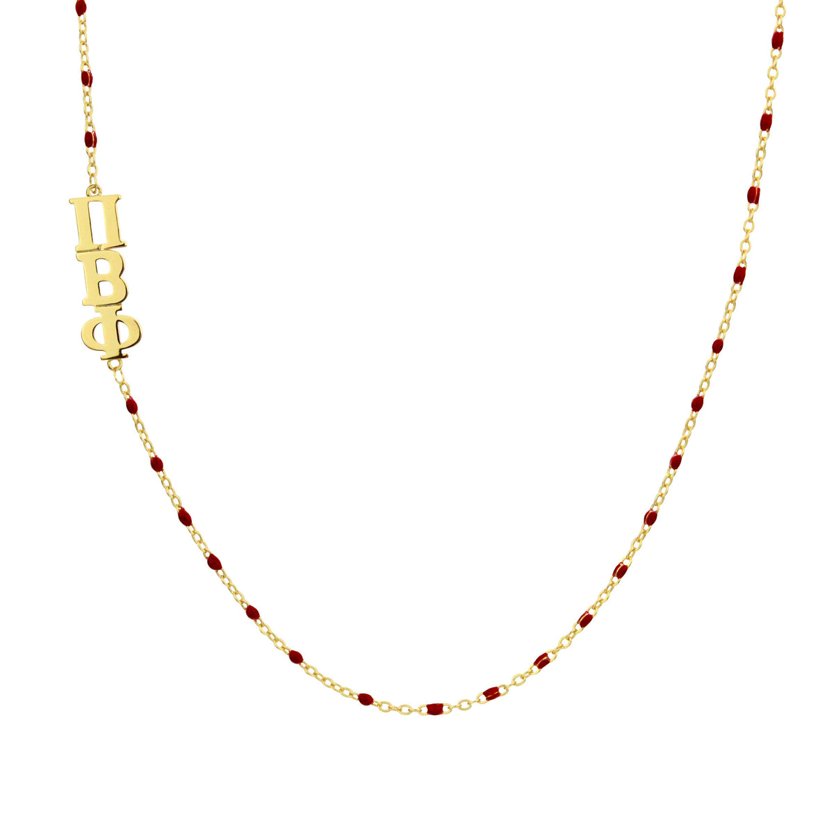 Pi Phi Side Necklace
