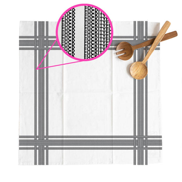 F-ity Stripe Illusion Tea Towel