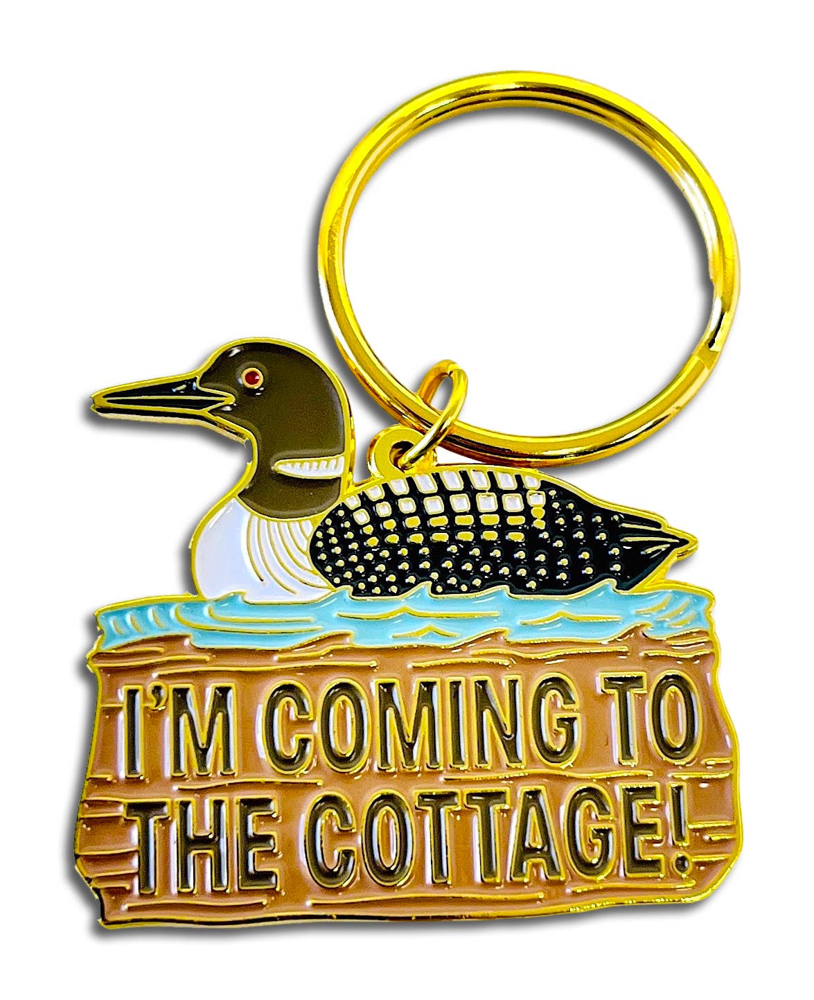 Heated Rivalry I'm Coming to the Cottage Keychain