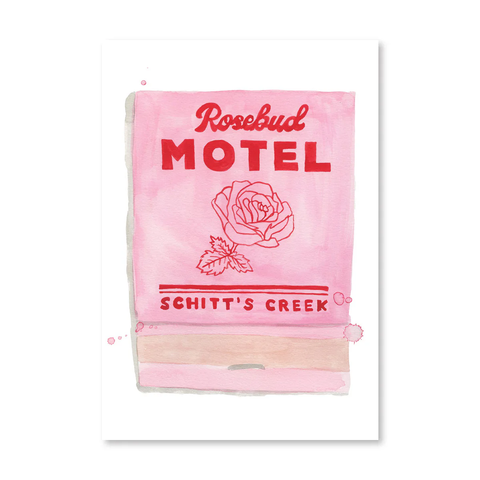Rosebud Motel Matchbook 5x7 Print