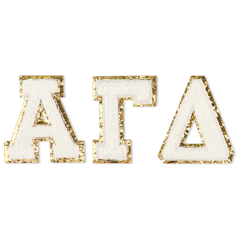 AGD Chenille Sorority Letters